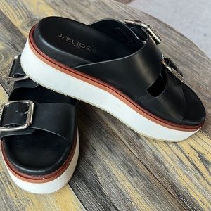 J/Slides Bowie Leather Sandal